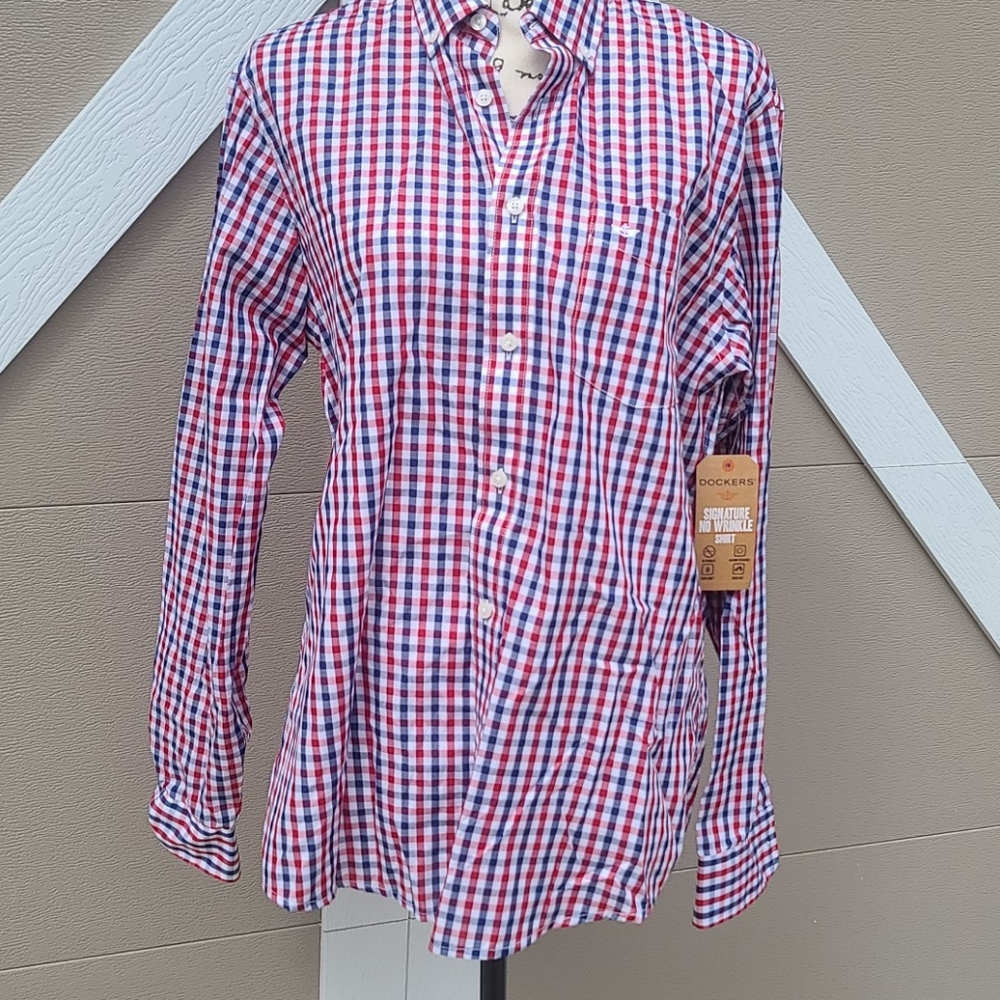 Dockers Plaid Button Down